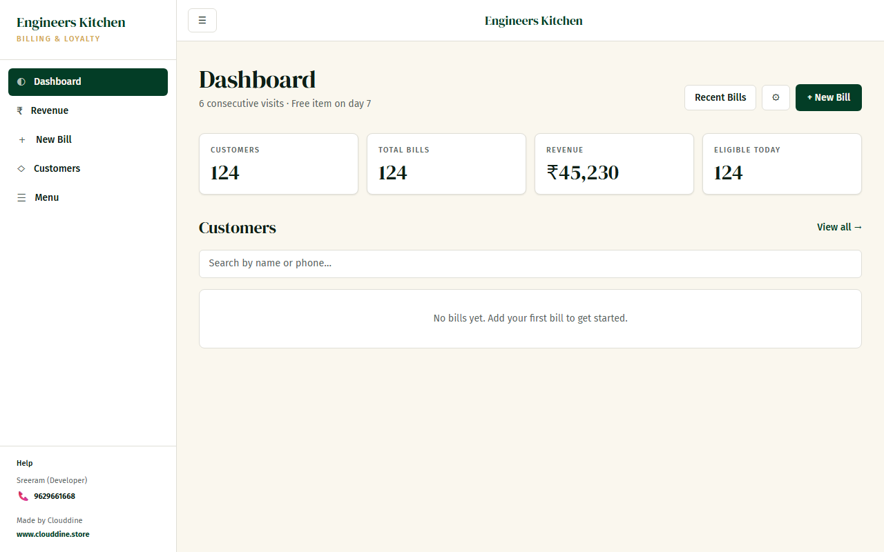 Dashboard Desktop